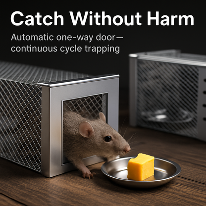 Humane Rat Trap Cage for Catch and Release