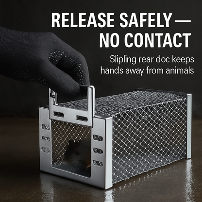 Humane Rat Trap Cage for Catch and Release