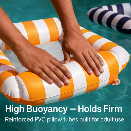 Inflatable Pool Floats for Adults with Drink & Snack