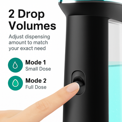 Automatic Soap Dispenser with Sensor, 2-Drop Volume