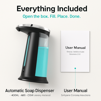 Automatic Soap Dispenser with Sensor, 2-Drop Volume