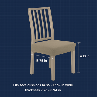 Waterproof Dining Chair Slipcovers Stretch Covers 4-Pack