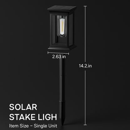 Solar Powered Stake Light for Pathway and Garden