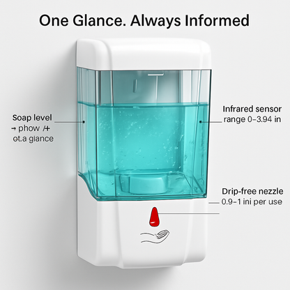 Automatic Soap Dispenser Wall Mounted Sensor