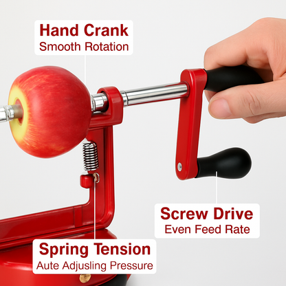 Apple Peeler Slicer Core with Suction Base 3 in 1