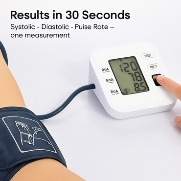 Blood Pressure Monitor with Adjustable Cuff