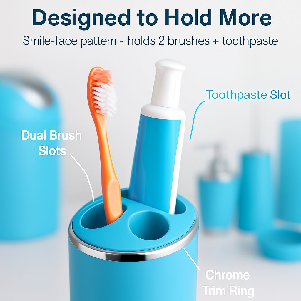 Bathroom Accessories Set for Modern Home Organization
