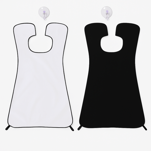 Beard Apron: Facial Hair Catcher with Suction Cups