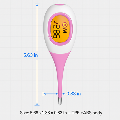Digital Oral Thermometer - Fast, Accurate Reading