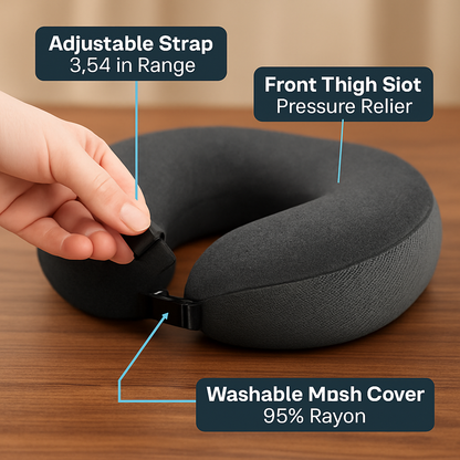 Donut Pillow Seat Cushion – Ergonomic Memory Foam Pad