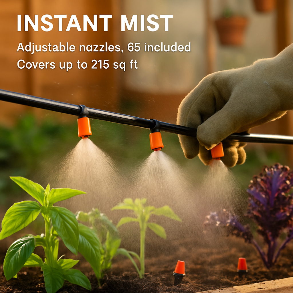 Drip Irrigation Kit for Garden, Automatic Watering System