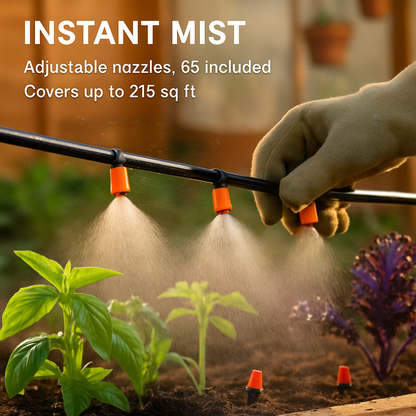 Drip Irrigation Kit for Garden, Automatic Watering System