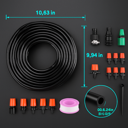 Drip Irrigation Kit for Garden, Automatic Watering System