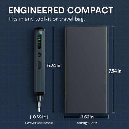 Mini Electric Screwdriver Kit 70-in-1 with 64 Bits