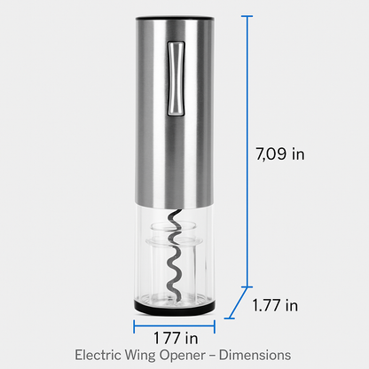 Electric Wine Opener Set with Aerator, Foil Cutter & Stopper
