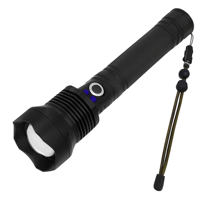 LED Tactical Flashlight: Rechargeable, Zoomable, 3 Modes
