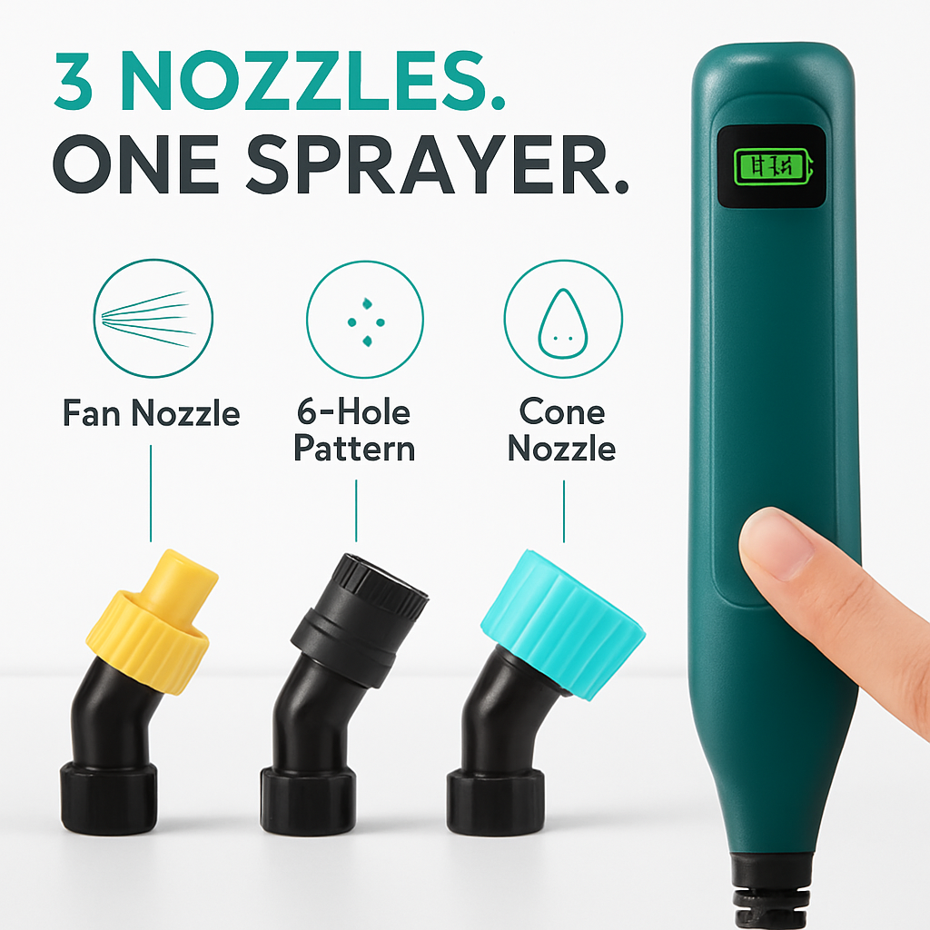 Garden Sprayer Battery Powered with Telescopic Wand