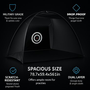 Golf Net for Indoor/Outdoor Practice - Hitting Nets