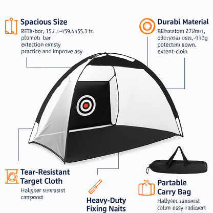 Golf Net for Indoor/Outdoor Practice - Hitting Nets