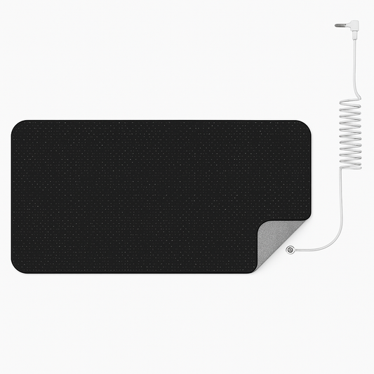 Grounding Mat for Bed with 15ft Cord – Sleep & Pain Relief