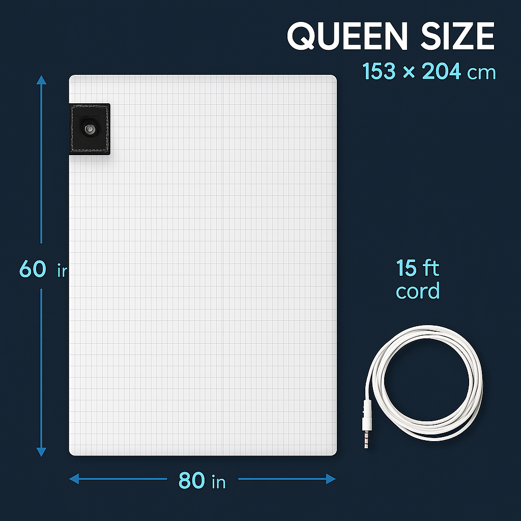 Grounding Sheet Queen Size Cotton Blend Organic