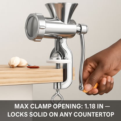 Manual Meat Grinder - Hand Operated Mincer for Home Use