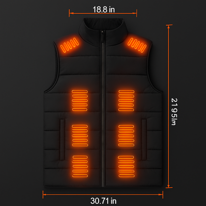 Heated Vest for Winter Outdoor Activities