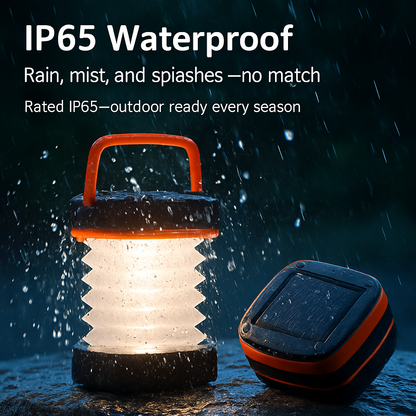 Solar Camping Lantern Collapsible Tent Lamp