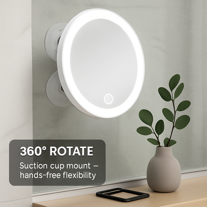 30X Magnifying Mirror with Light Travel Makeup Mirror