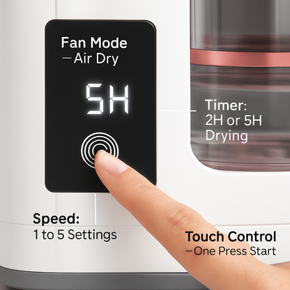 3-in-1 Electric Makeup Brush Cleaner with Timer