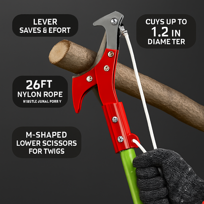 Extendable Manual Pole Saw for High Branches