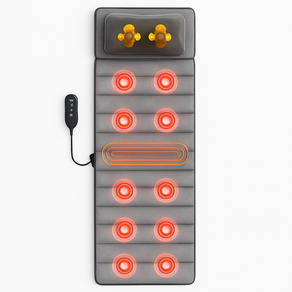 Full Body Massage Mat with Heat and Neck Pillow