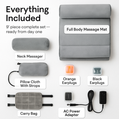 Full Body Massage Mat with Heat and Vibration