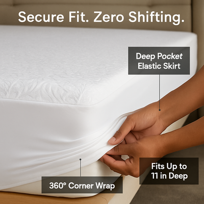 Waterproof Mattress Protector with Deep Pocket