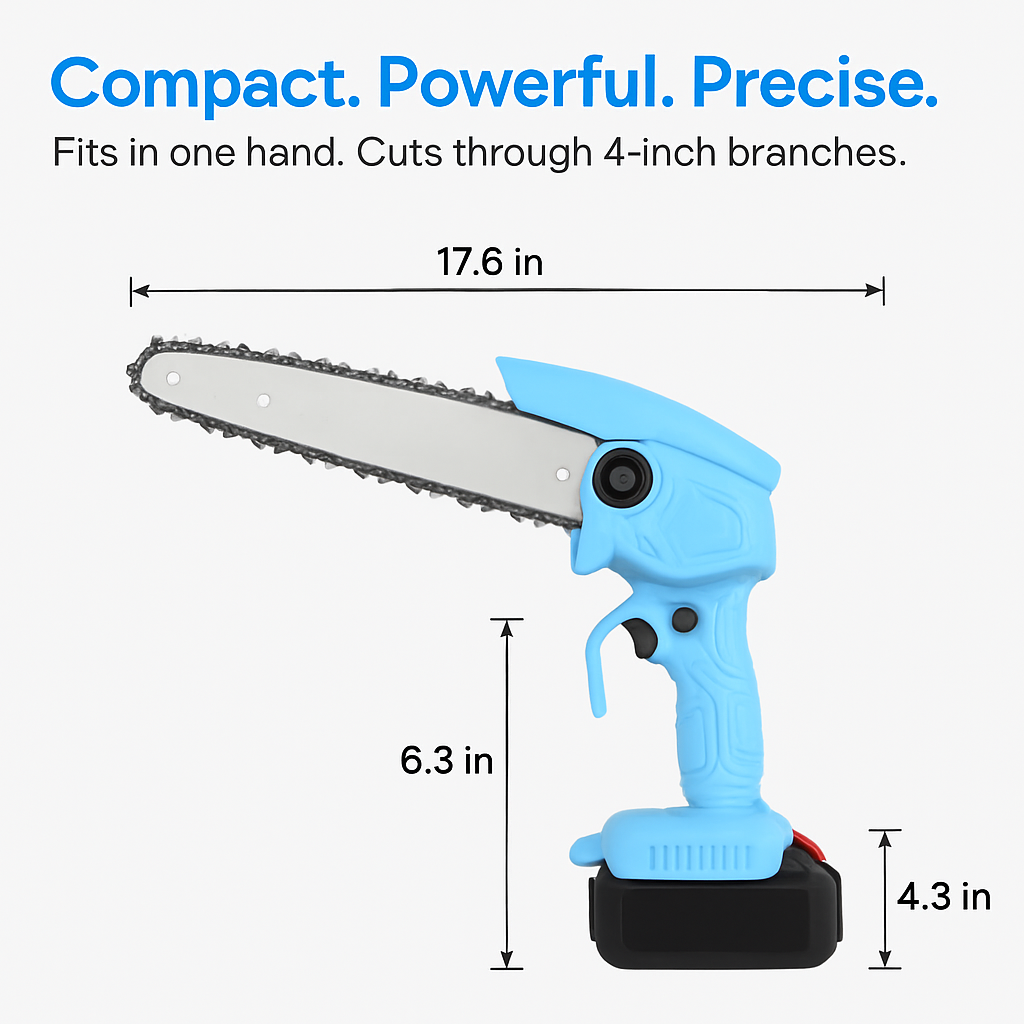 Mini Chainsaw Cordless Portable Pruning Tool