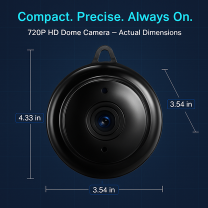 WiFi IP Camera with Motion Alerts and Night Vision