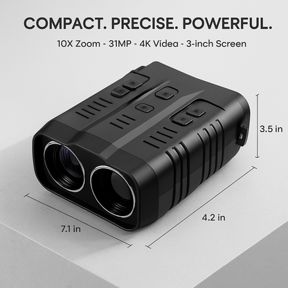 Night Vision Goggles 4K Binoculars with 10X Zoom