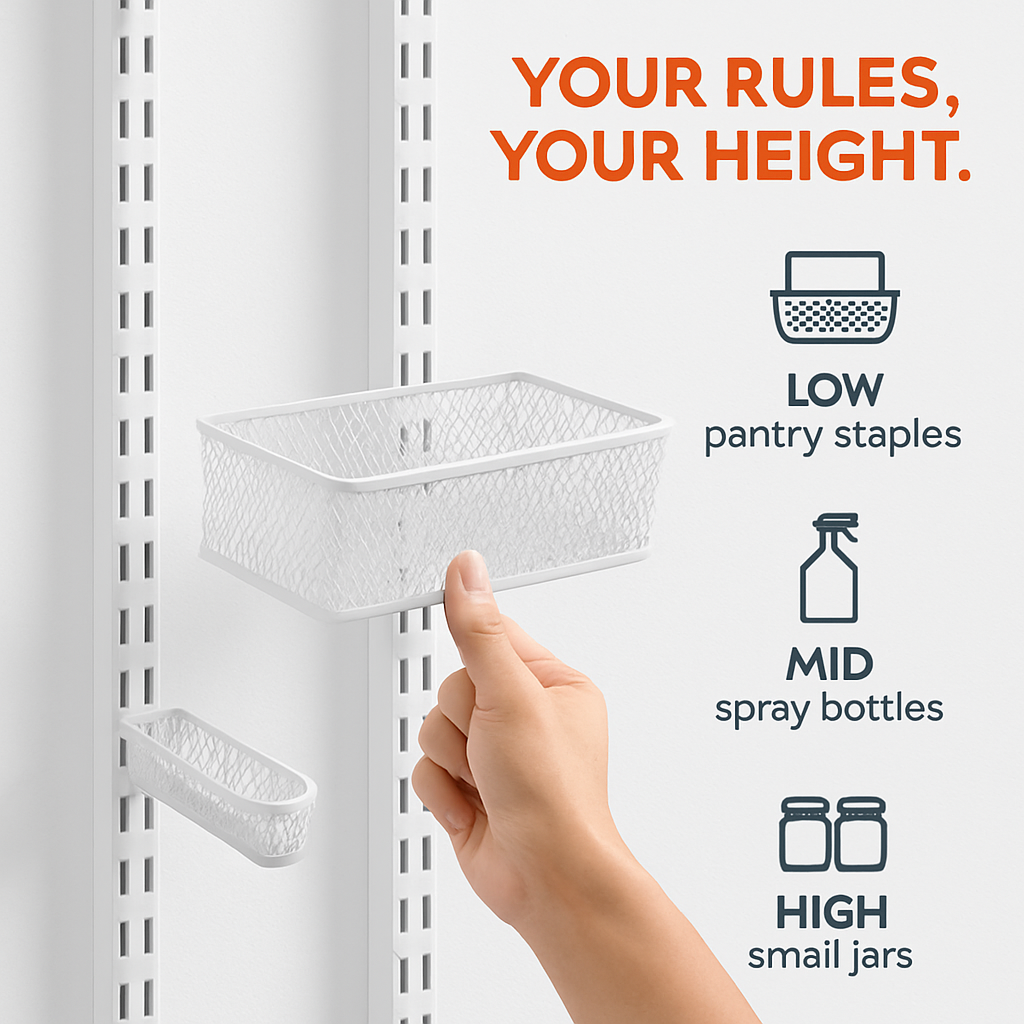 Over The Door Pantry Organizer 6-Tier for Door Mount