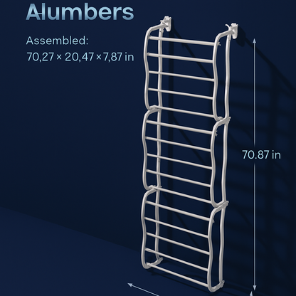 Over-the-Door 12-Shelf Shoe Rack Organizer