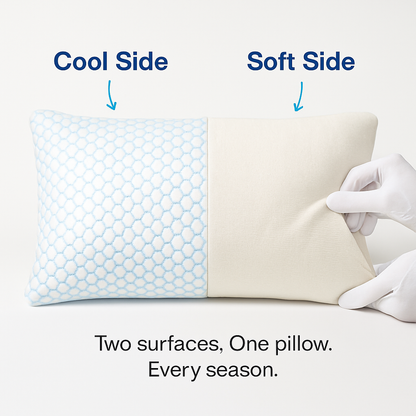 Shredded Memory Foam Pillow - Adjustable, Cooling, Washable