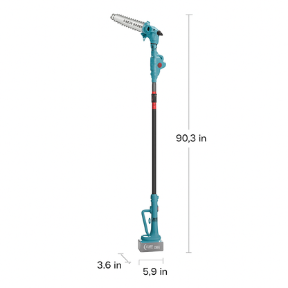 Cordless Pole Saw and Mini Chainsaw with Extension
