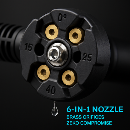 Cordless Pressure Washer with 6-in-1 Nozzle