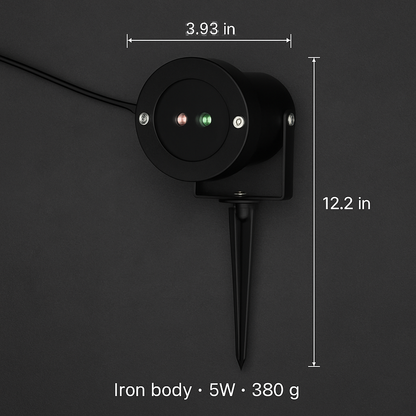 Outdoor Laser Projector Light with 2-Color Firefly Effects