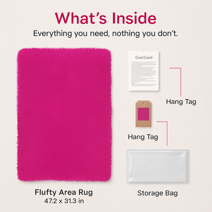 Fluffy Bedroom Rug: Plush Shag for Cozy Floors
