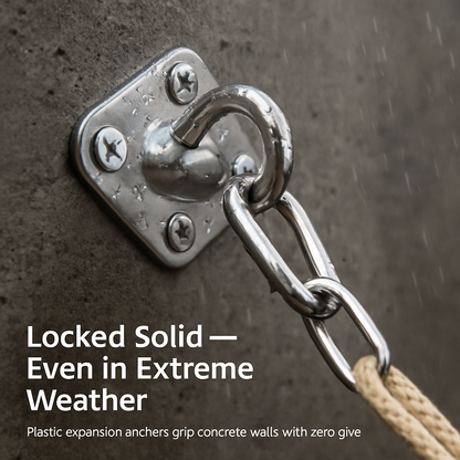 Sun Shade Sail Hardware Kit for Rectangular Sails