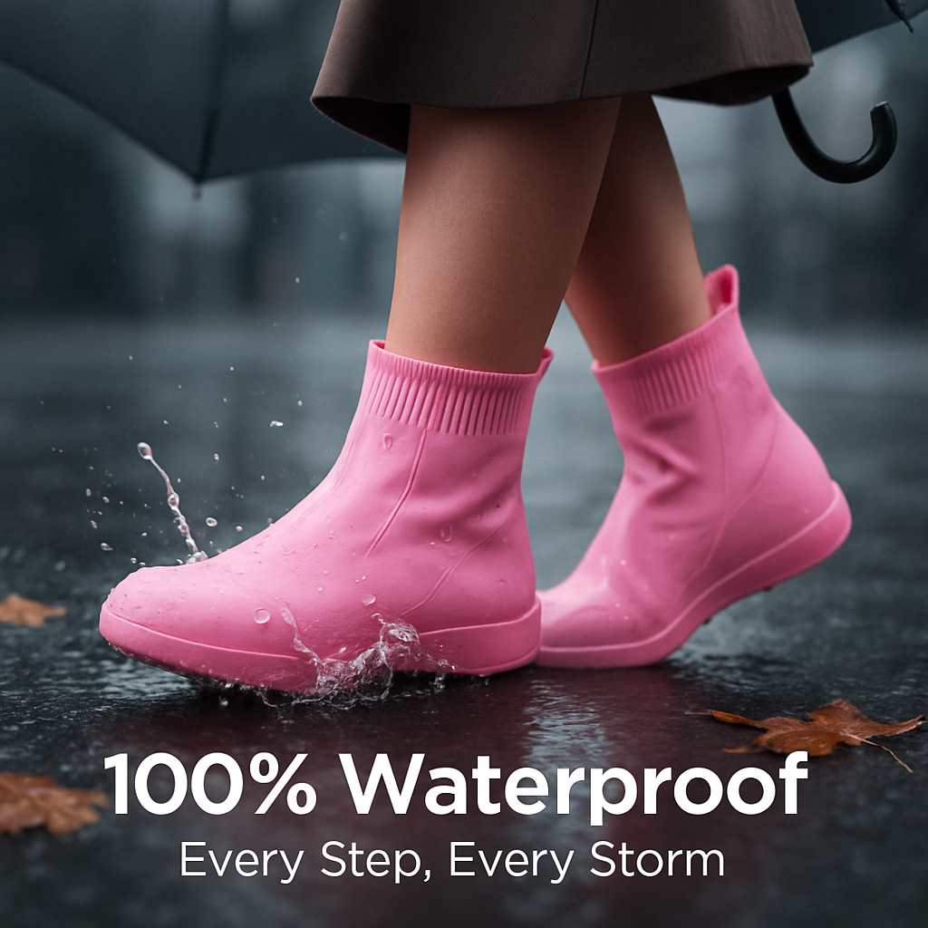 Waterproof Shoe Covers for Rain - Non-Slip Protectors