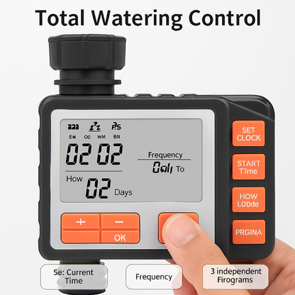 Sprinkler Timer for Garden and Lawn with 3 Programs
