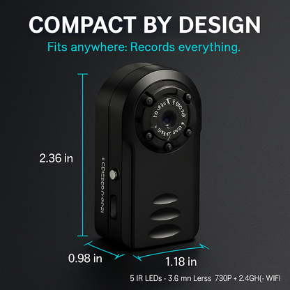 Mini WiFi Camera for Discreet Home Surveillance