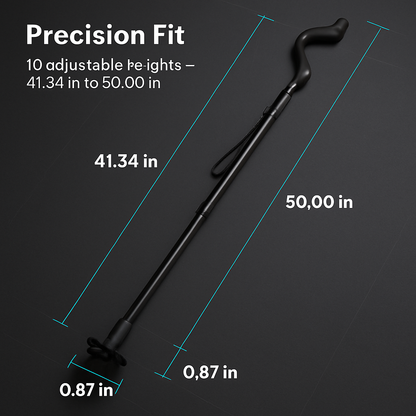 Walking Cane Collapsible with 10 Adjustable Heights