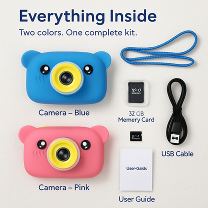 Kids Digital Camera for Children - Compact Shooter